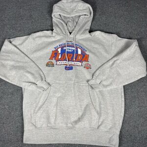 University Florida Gators Tostitos Bowl 2007 Championship Hoodie XL Nike Y2K